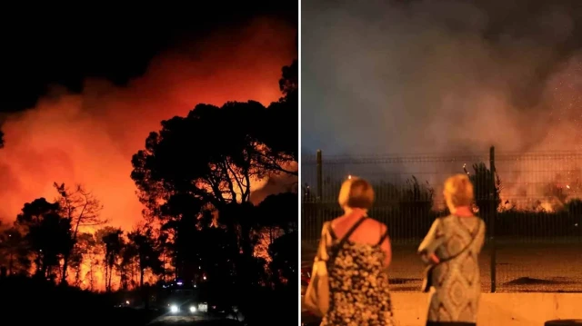 antalyada yanan ormanlik alan havadan goruntulendi PCXAQ3z6