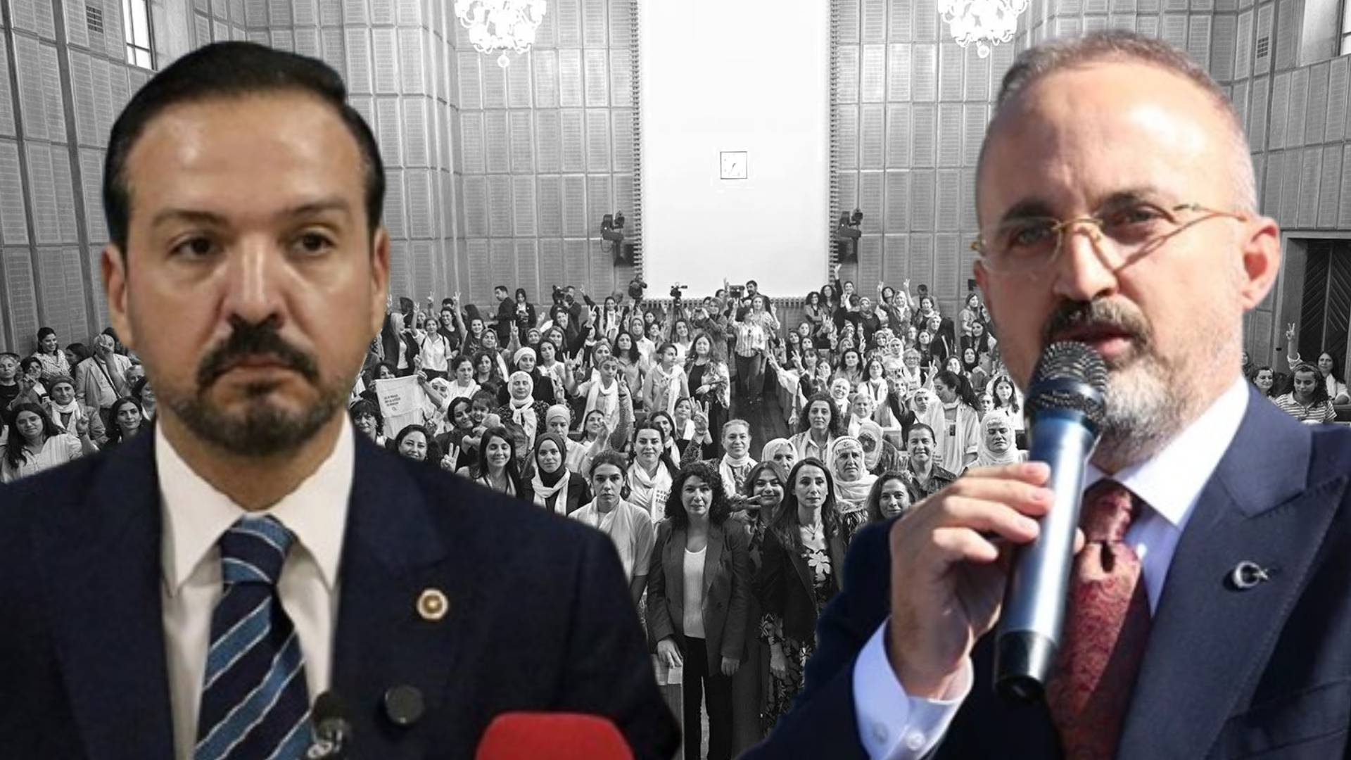 meclisteki ocalan sloganina akpden pes pese tepkiler hadsizlik kabul edilebilir gormuyoruz r5YH63Ou