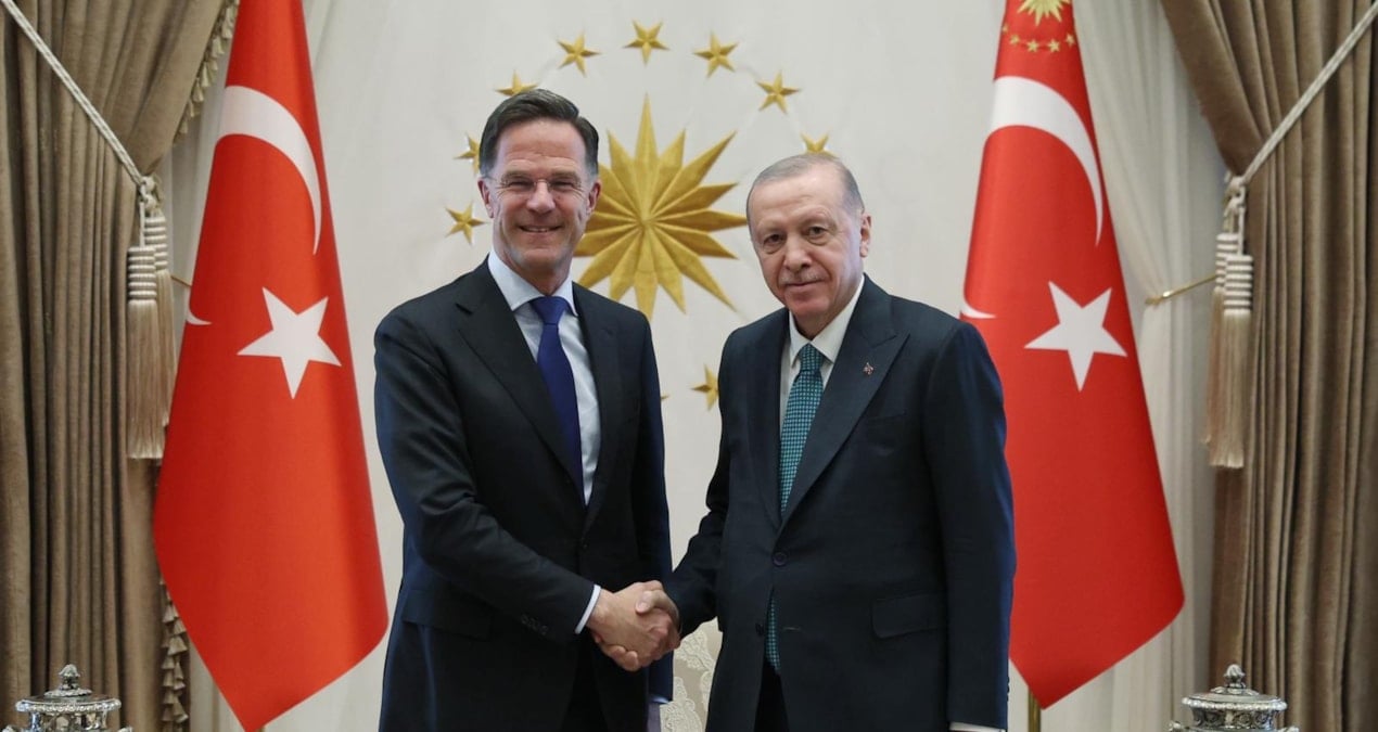 Cumhurbaşkanı Erdoğan, NATO Genel Sekreteri Mark Rutte ile Görüştü